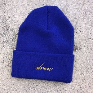 Drew House Script Rib Beanie - Justin Bieber